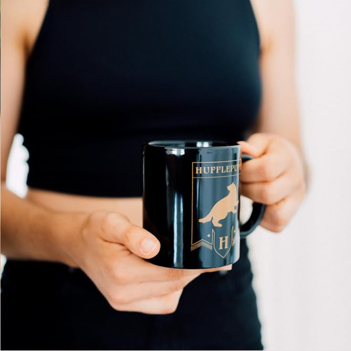 Harry Potter Hufflepuff Ceramic Mug 350ml Black