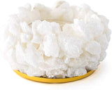 Crystal Gypsum Stone Tea Light Candle Holder White