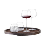 LSA City Walnut and Cork Serving Tray D40cm