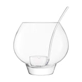 LSA Rum Punch Bowl Set with Ladle and Six Handmade Balloon Glasses
