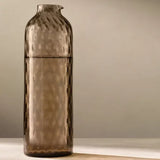 LSA Dapple 1 Litre Glass Carafe Earth Brown