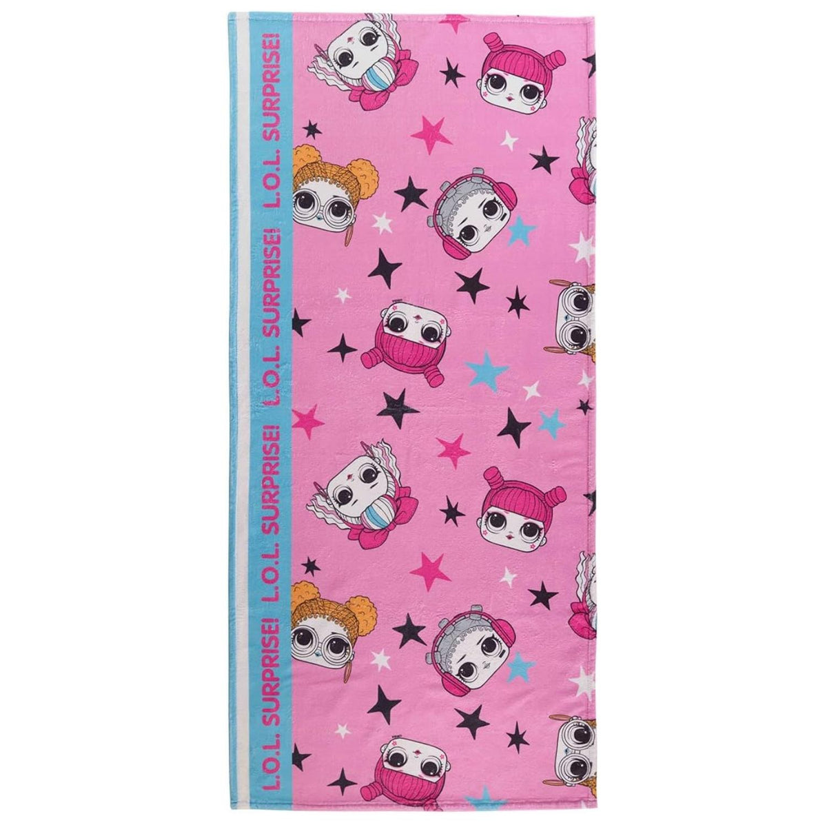 L.O.L. Surprise! Girls Beach Bath Towel 70 x 140 cm Pink