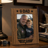 Top Gun Top G-Dad Photo Frame Brown
