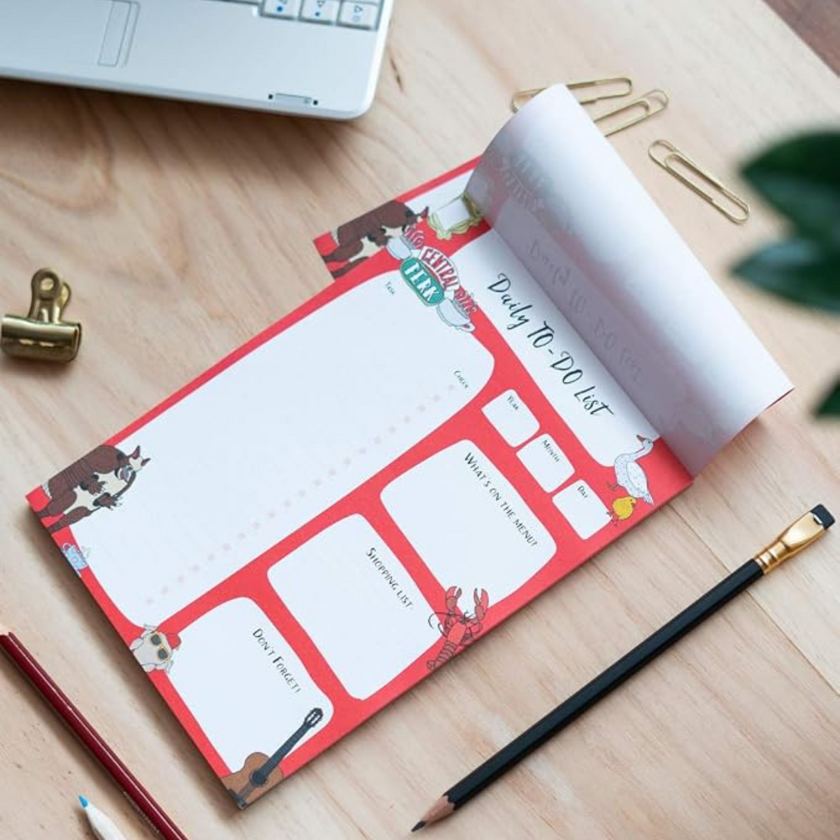 Friends A5 Daily To-Do List Note Pad Planner