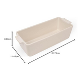 Peugeot Appolia Ceramic Loaf Cake 31cm Ecru