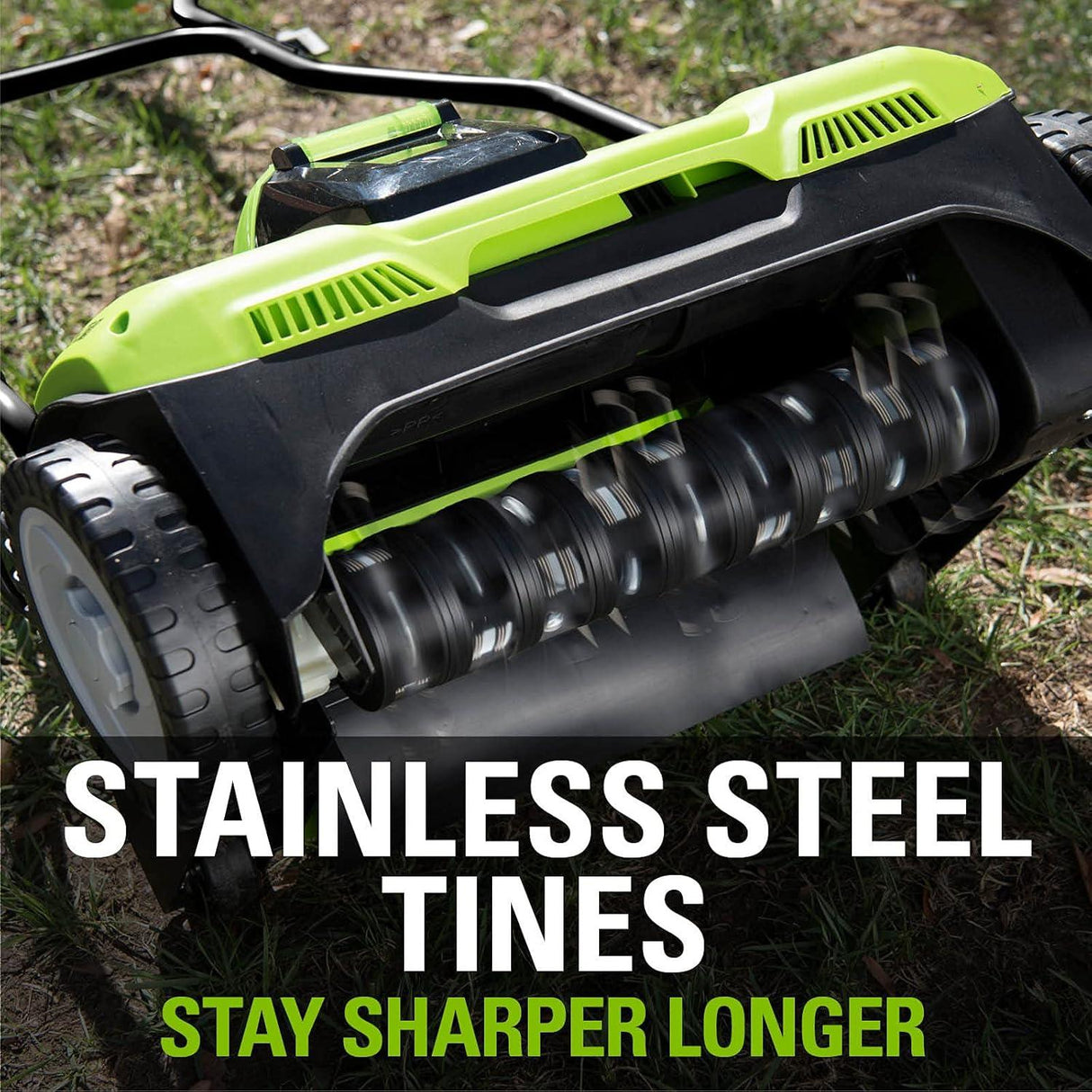 Greenworks 40V Dethatcher 35cm includes 2.5Ah Battery