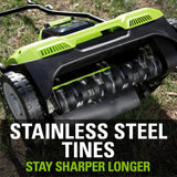 Greenworks 40V Dethatcher 35cm includes 2.5Ah Battery