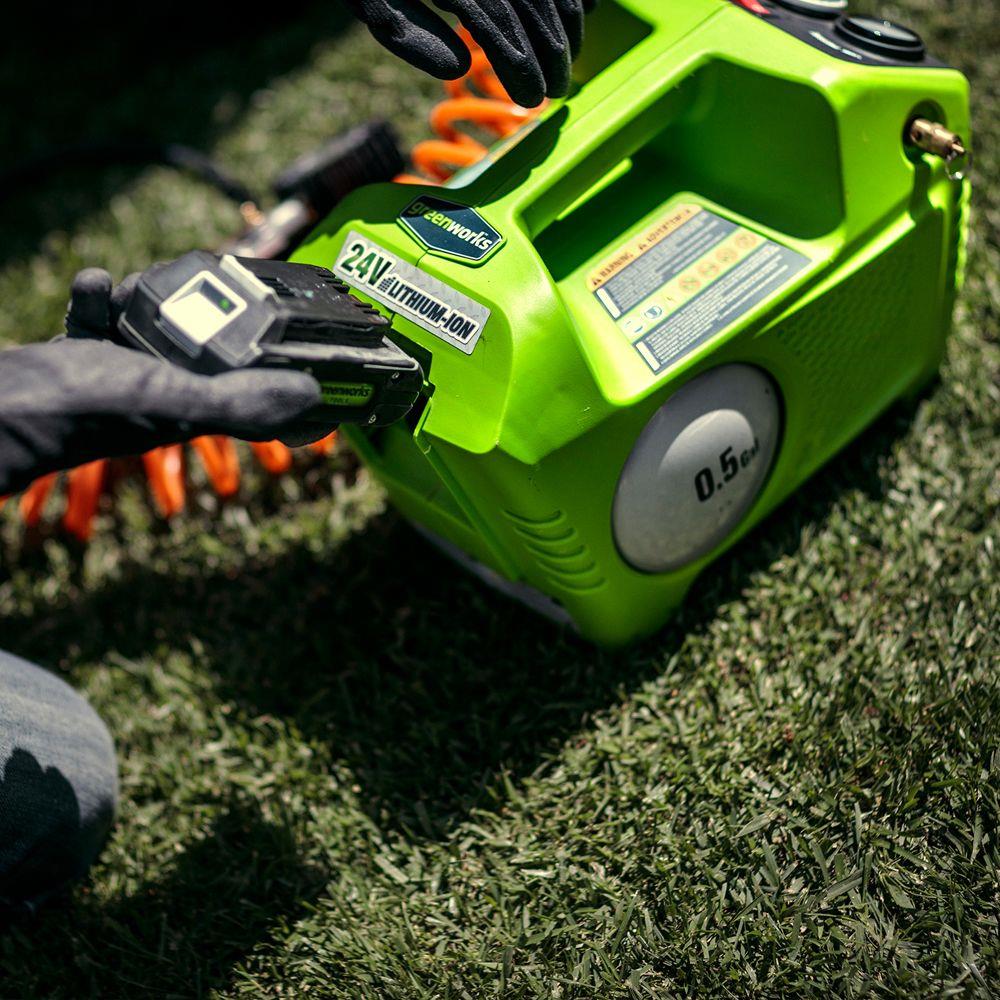 Greenworks 40V Cordless Air Compressor Excludes Battery and Charger