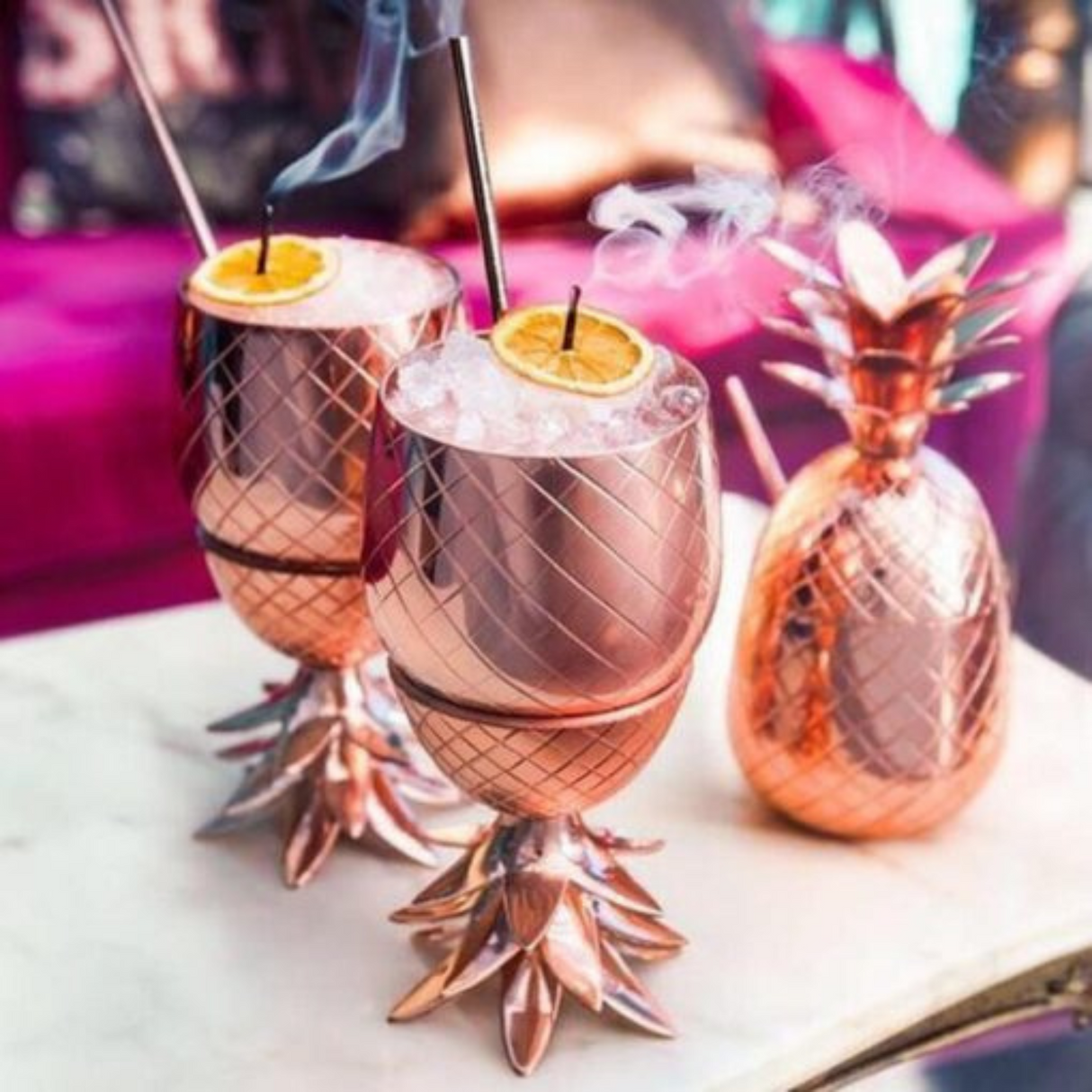 Hawaii Copper Pineapple Tumbler 570ml
