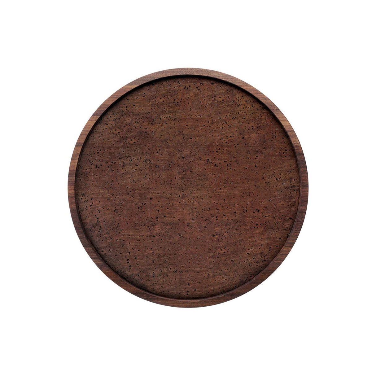 LSA City Walnut and Cork Serving Tray D40cm