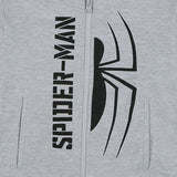 Kids' Spider-Man Zip-Up Hoodie Size 6-8 Years Grey