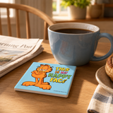 Fandomania Garfield 'This is My Happy Face' Ceramic Coaster