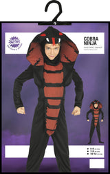 Child Cobra Ninja Costume - 5-6 Years