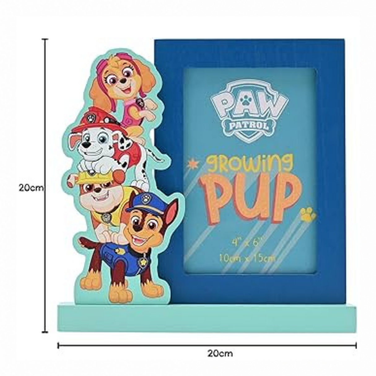 Paw Patrol Wooden Character Photo Frame Multi