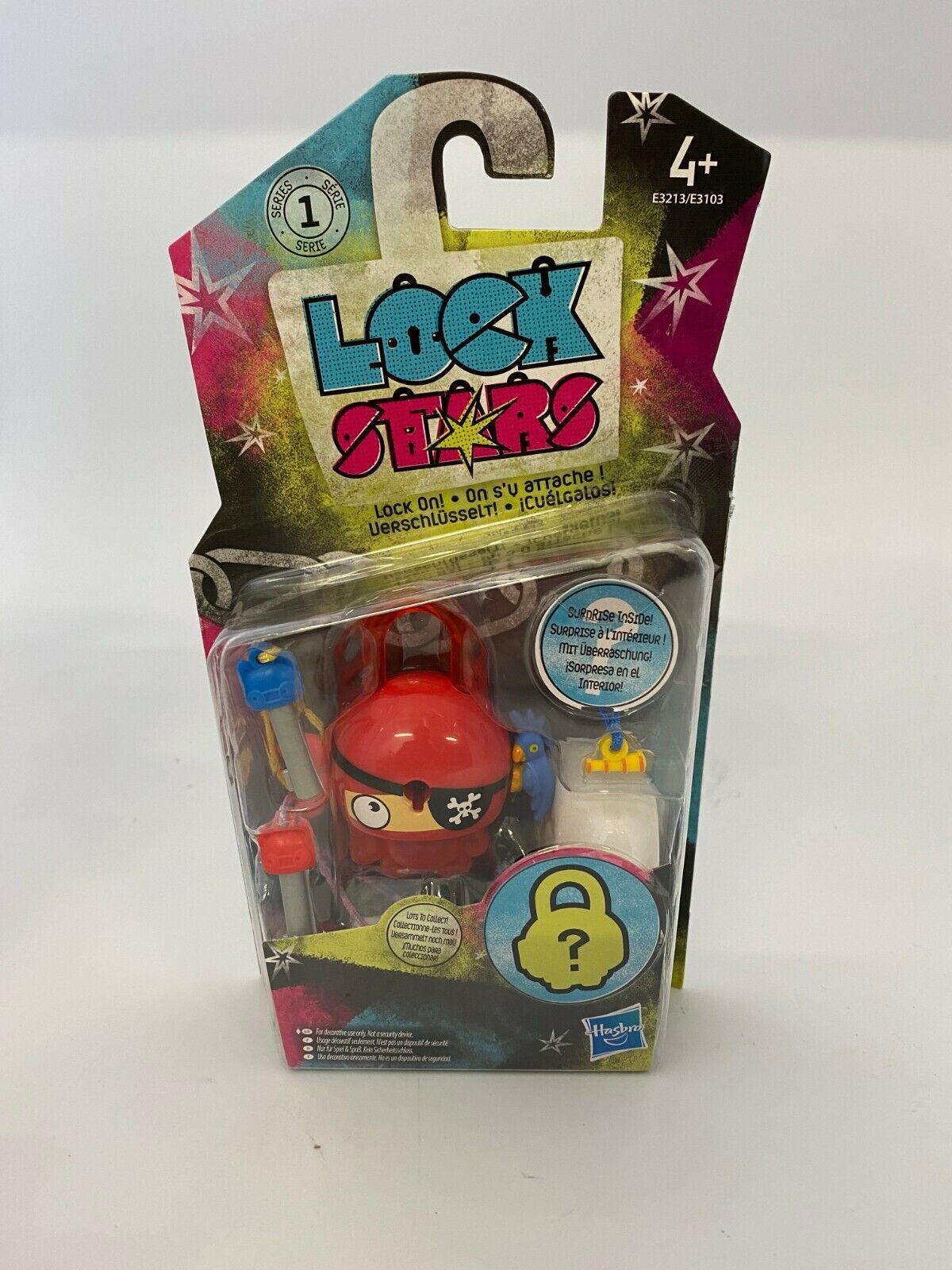 Hasbro Lock Stars Series 1,2 - 1 x Random Selection, 48 Characters to Collect