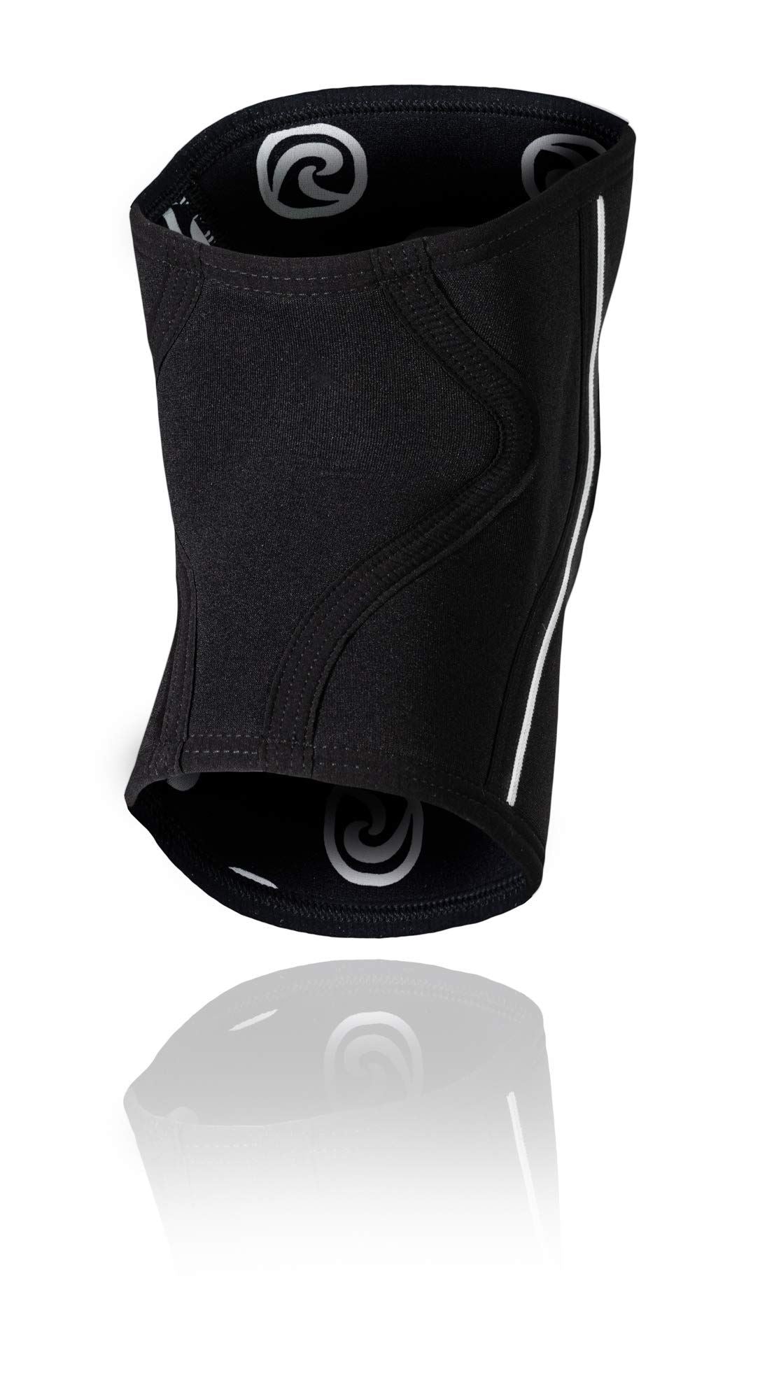 Rehband Compression 5mm Neoprene Knee Support Bandage with Kneecap Opening - XS (Grey)