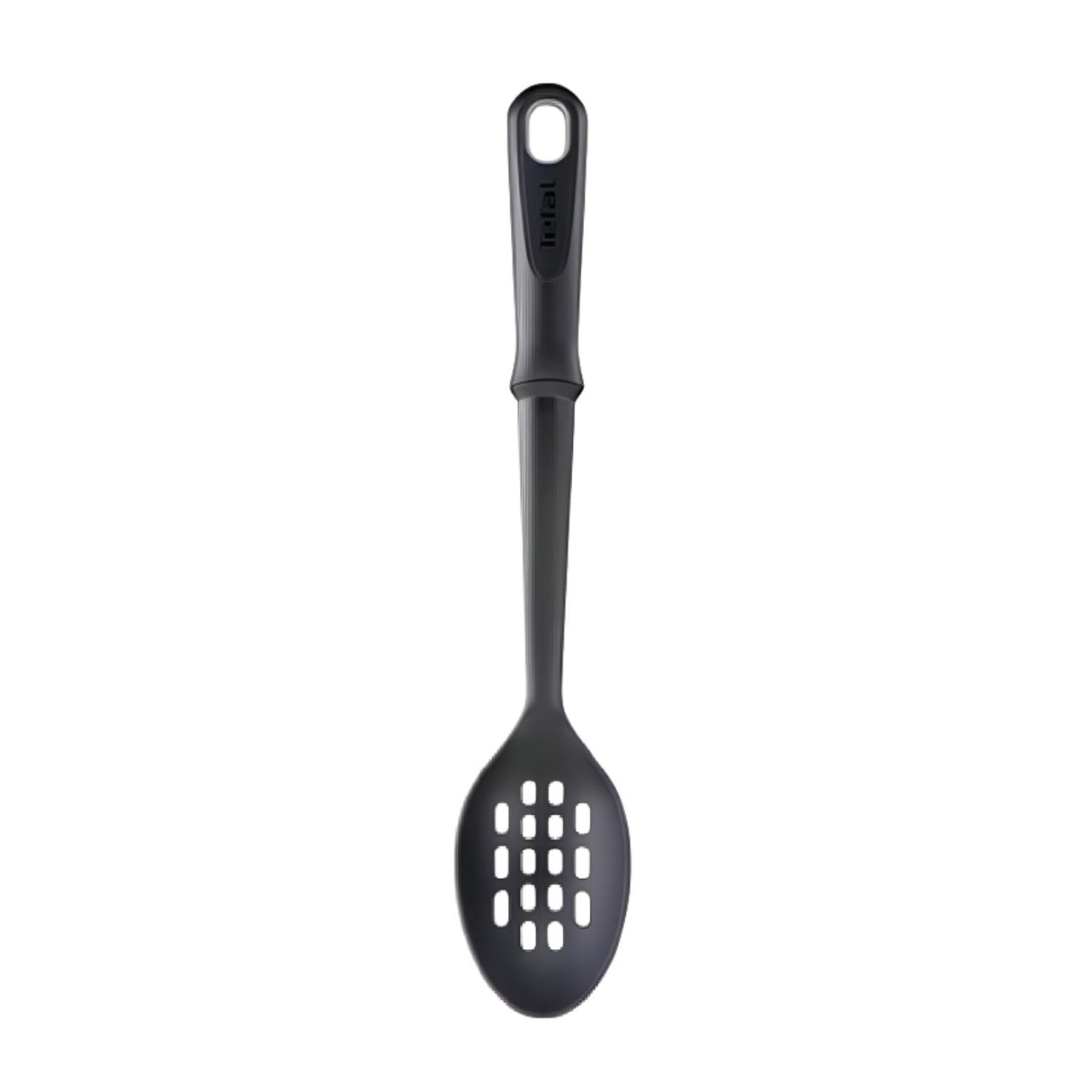 Tefal Comfort Slotted Spoon Heat Resistant Non-Scratch Kitchen Tool Black