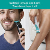 TanoShave with Dual Blade Razor Technology Unisex Electric Groomer Black