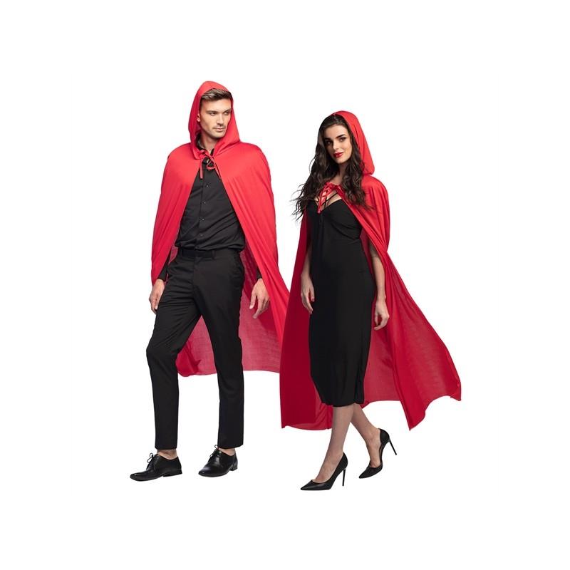 Boland Cape with Hood Red Fancy Dress Halloween Unisex 180cm