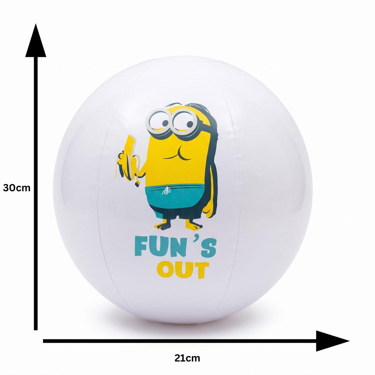 Minions Inflatable Beach Ball 21cm Diameter White