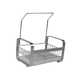 Kitchen Sink Caddy Organiser with Drying Rack Silver
