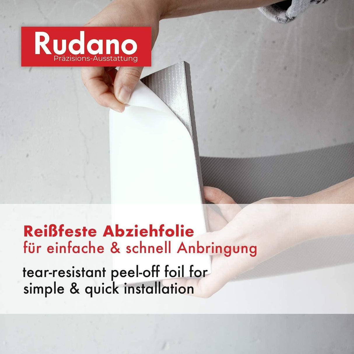 Rudano Self-Adhesive Foam Garage Wall Door Protection Protects your Car from Scratches 7mm Grey