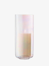 LSA Pearl Candle Holder with Candle 28.5cm