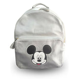 Disney Mickey Mouse Backpack with Adjustable Padded Straps Silver