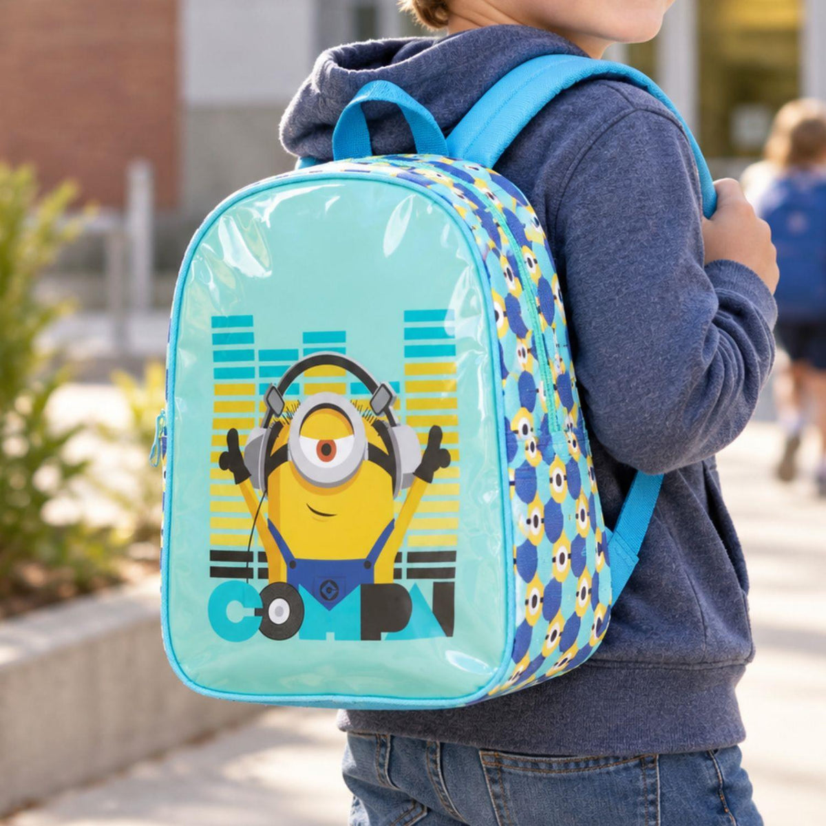 Minions Stuart Backpack School Bag One Size Blue