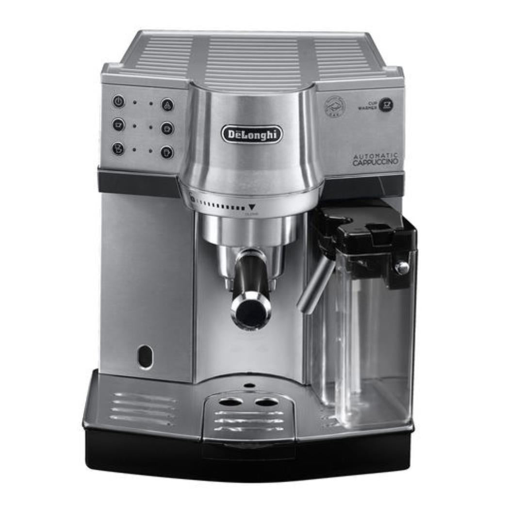 De'Longhi Premium 1 Litre 15 Bar Pump Espresso Machine Silver