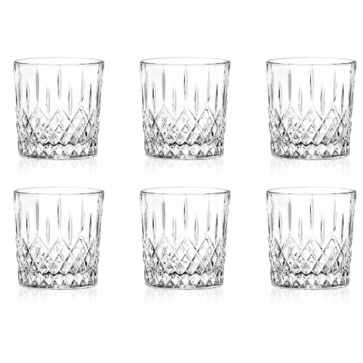 RCR London Crystal Glass 320ml Tumblers Set of 6