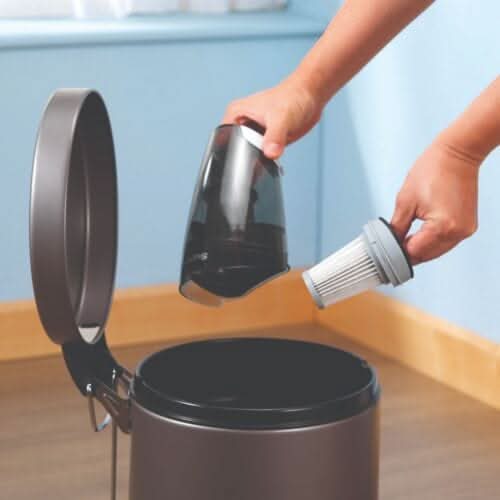 Morphy Richards 2-in-1 vacuum cleaner with easy-to-remove dust container and filter maintenance
