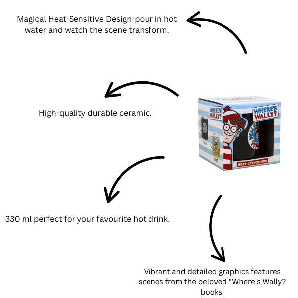Where's Wally? Heat Change Mug - Reveals Wally with Heat