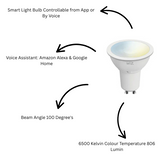 WiZ GU10 5.5W Tunable Dimmable Smart Lightbulb
