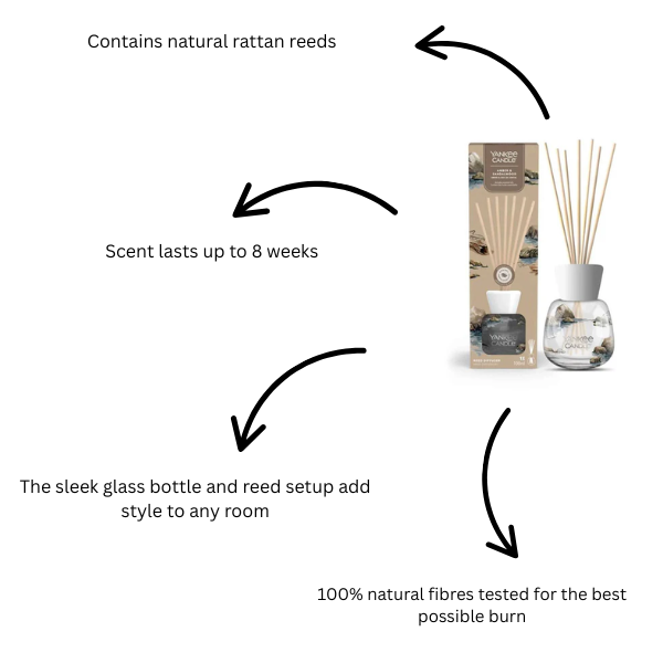 Yankee Candle Signature Amber and Sandalwood Reed Diffuser 100ml