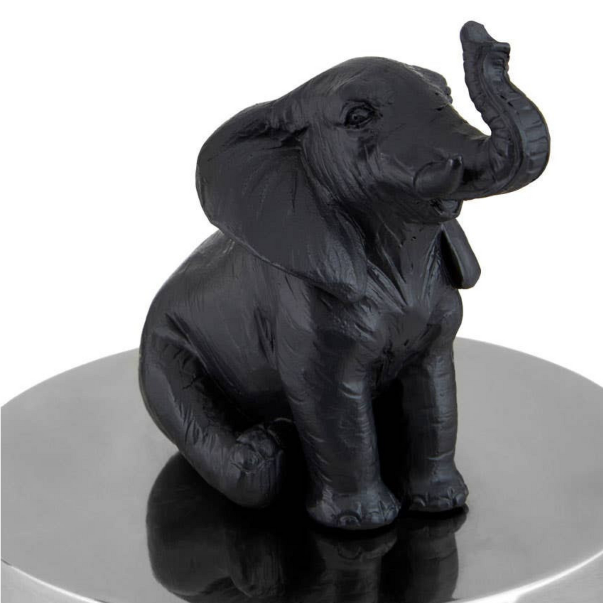 Boho Glass Jar with Elephant Lid