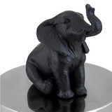 Boho Glass Jar with Elephant Lid