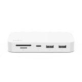 Belkin 6-in-1 USB-C Multiport Hub with Mount - White