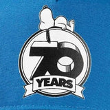 Peanuts Snoopy 70 Years Logo Baseball Cap Blue and Turquoise