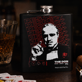 Fandomania The Godfather 'The Don' Hip Flask Black and Red
