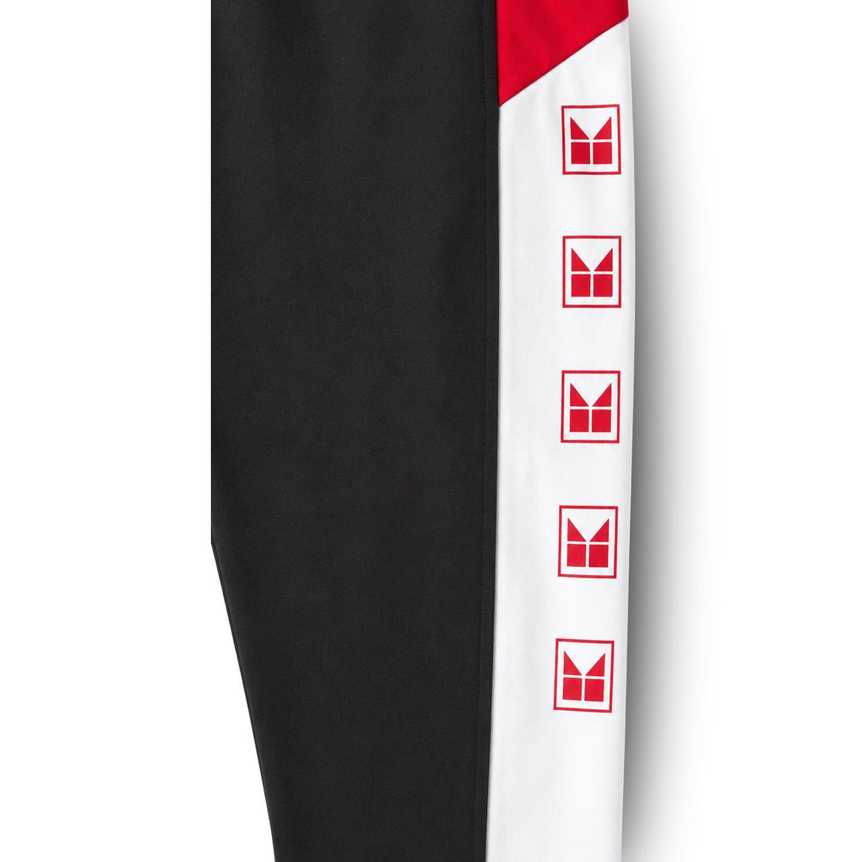 Kaufland Women's Logo Cotton Stretch Leggings Black Red Size M