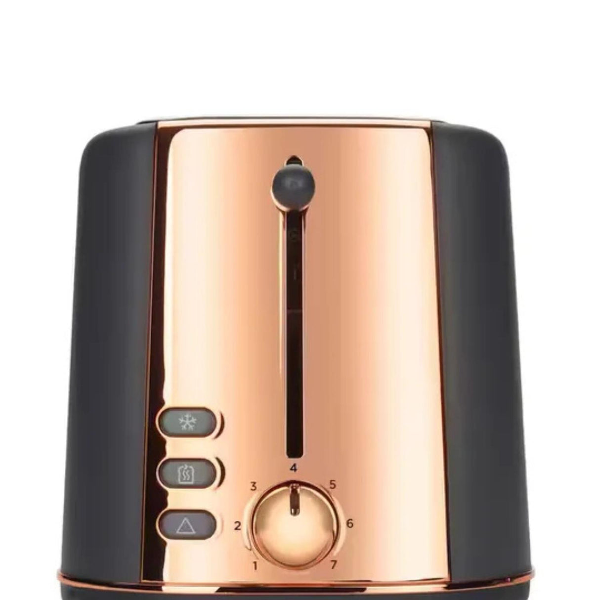 Kenwood Abbey Lux TCP05.C0DG 2 Slice Toaster Dark Grey and Rose Gold