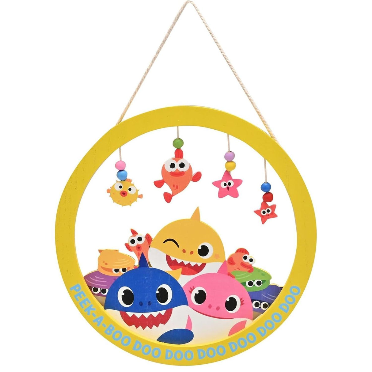 Baby Shark Hanging Plaque Yellow