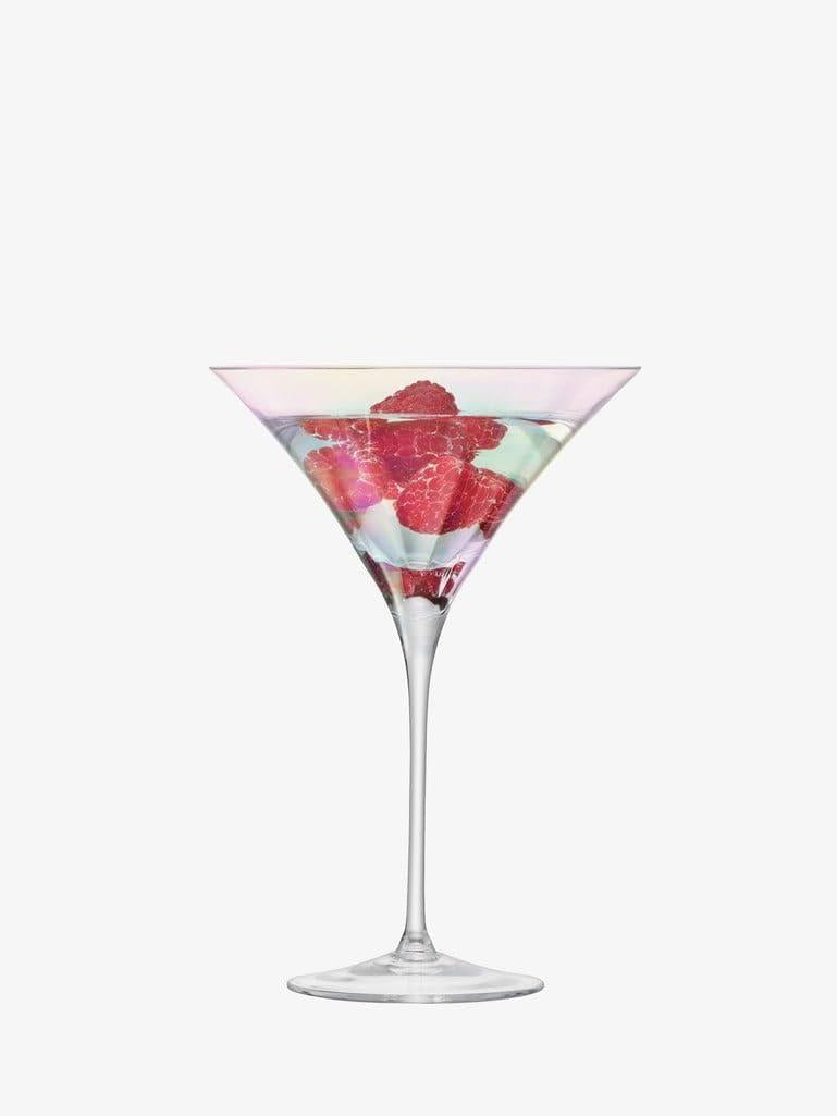 LSA Cocktail Glasses 300ml Mother of Pearl Finish Set of 2