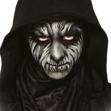Fancy Dress 9901394 28ml Black Cream Make Up Tube Halloween Face Paints