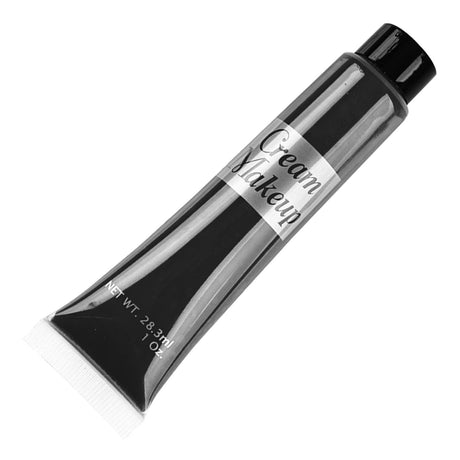 Fancy Dress 9901394 28ml Black Cream Make Up Tube Halloween Face Paints