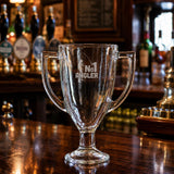 No 1 Angler Fishing Trophy Pint Glass Clear