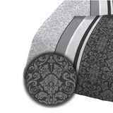 Soma Flannelette Bed Linen Set Anthracite Grey Boho Baroque