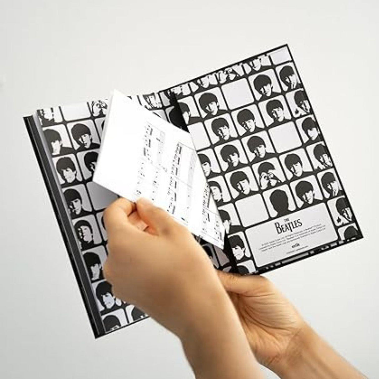 The Beatles A5 Premium Notebook Black and White