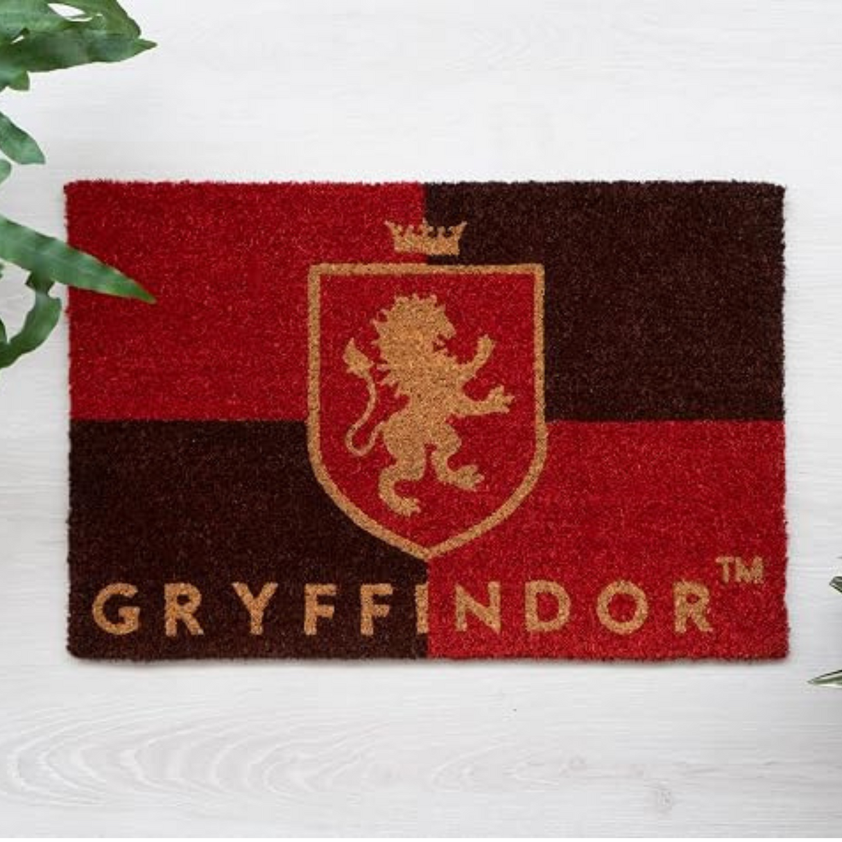 Harry Potter Gryffindor 60 x 40 cm Doormat Red and Brown